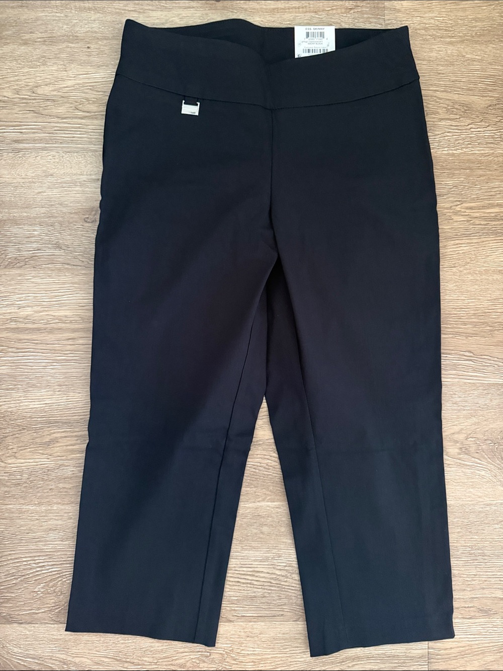 NWT Alfani Black Cropped Tummy Control Curvy Fit Dress Pants